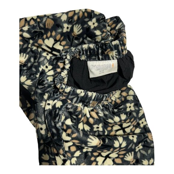 Gymboree Baby Girls Velvet Floral Print Flared Skirt - Picture 2 of 4